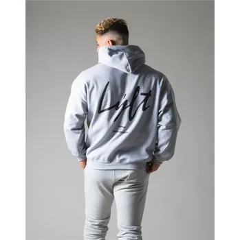 Pánská mikina Pánská mikina s kapucí F100 světle šedá XS