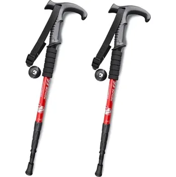Trekingová hůl Teleskopická trekingová hůl 50 - 110 cm 2 ks červená