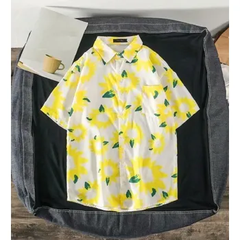 Pánská košile Pánská košile s květinami F449 M 5