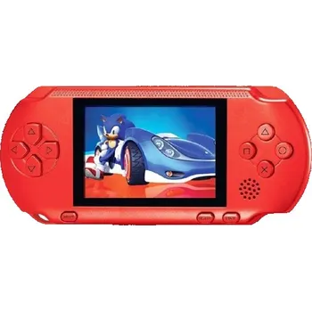 Herní konzole Herní konzole s 2 herními kartami J1309 červená