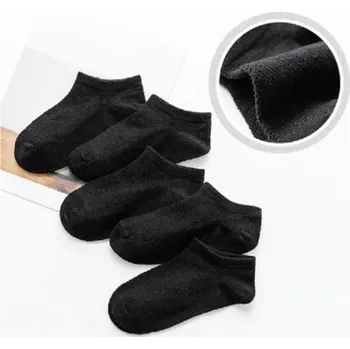 Dívčí oblečení Dívčí síťované ponožky - 5 párů černá 4-6 let