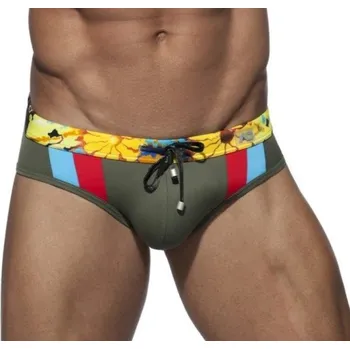 Pánské plavky Pánské plavky F943 armádní zelená S