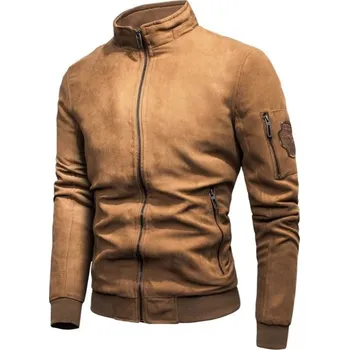 Pánská větrovka Pánská bunda F1177 hnědá L