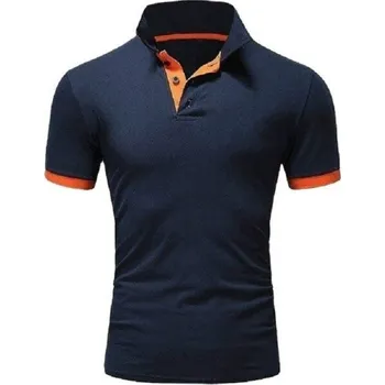 Pánská košile Pánská košile s krátkým rukávem F860 tmavě modrá S