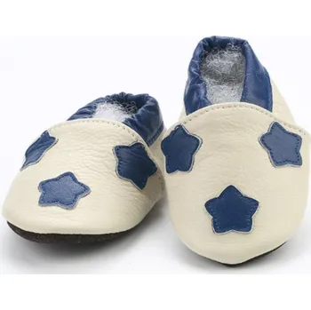 Dívčí bačkory Dětské kožené capáčky A480 18-24 měsíců D