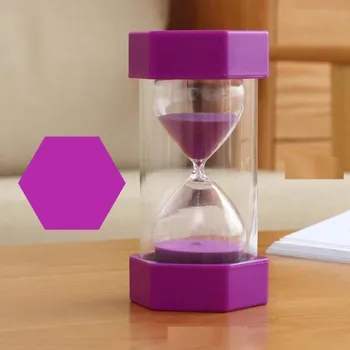 Hodiny Přesýpací hodiny G1748 fialová 2