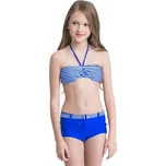 Dívčí bikiny se zapínáním za krkem - Tmavě modré 10