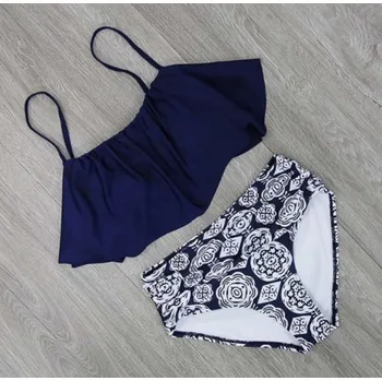 Dámské plavky Stylové dámské bikiny s volánky J3444 L 5