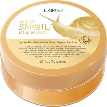 Pleťový krém Oční maska se šnečím extraktem 50 ks Gelové polštářky pod oči Hydratační oční maska