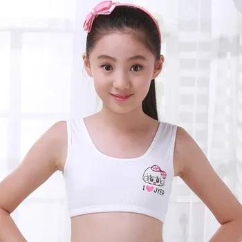 Dívčí spodní prádlo Dívčí podprsenka bez kostic A120 bílá