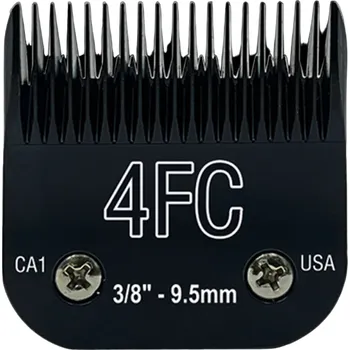 Kosmetika pro psa Náhradní střihací hlavice pro strojky Andis, Wahl, Oster, Furzone, Laube, Heiniger a Conair Profesionální ocelová hlavice na stříhání zvířat 9,5 mm Model 4FC