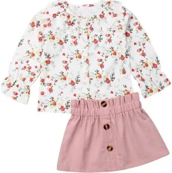 Dívčí halenka a sukně L1397 9-12 měsíců