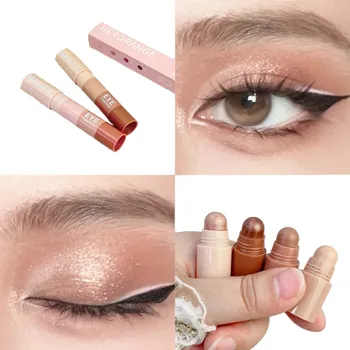 Oční stíny Třpytivý krémový stín v tužce&nbsp;Krémový oční stín&nbsp;4v1 Kompaktní balení 2