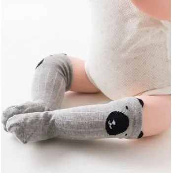 Dětské dlouhé ponožky - Zvířátka šedá 0-2 roky