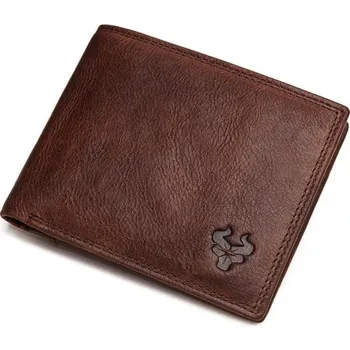 Peněženka Pánská kožená peněženka M479 tmavě hnědá