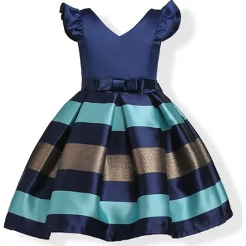 Dívčí šaty Dívčí šaty pro princeznu J1898 modrá 10