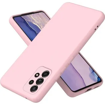 Pouzdro na mobilní telefon Silikonový ochranný kryt na Samsung A54 5G růžová