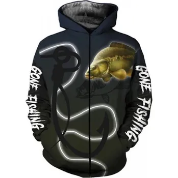 Pánská mikina Pánská mikina s rybami XS 1