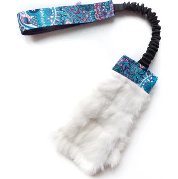 Hračka pro psa Zami dog KRÁLÍK mop s amortizérem modrý