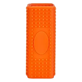 Kosmetika pro psa Silikonový odstraňovač chlupů Masážní kartáč na vyčesávání srsti Silikonový kartáč pro psy a kočky oranžová