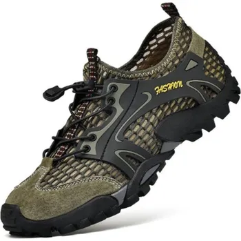 Pánské tenisky Pánské outdoorové boty A2422 khaki 44