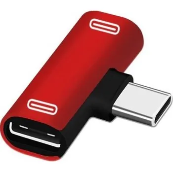 Datové redukce Rozdvojka USB-C červená