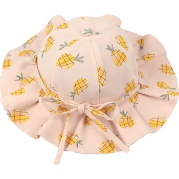 Klobouk Dívčí letní klobouk světle růžová