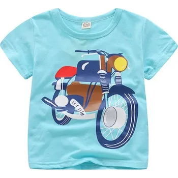 Chlapecké tričko s motorkou - Modré 6