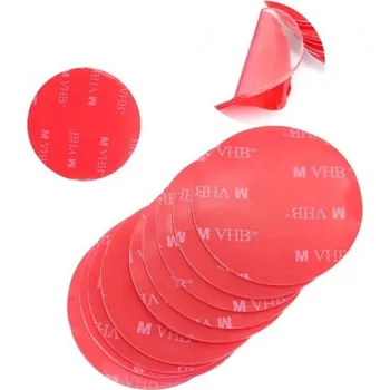 10 ks transparentní akrylová oboustranná lepicí páska Kulaté vodotěsné lepící podložky průměr 30 mm Silná přilnavost na hladké povrchy