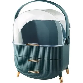 Kosmetická taška Organizér na kosmetiku C694 petrolejová