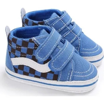 Dívčí bačkory Dětské kotníkové capáčky modrá 6-12 měsíců