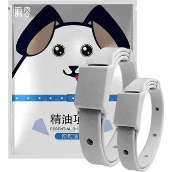 Obojek pro psa Obojek pro psy proti parazitům 5 ks Antiparazitní ochrana na 8 měsíců Nastavitelný obojek pro psy Obojek proti klíšťatům a blechám 42 cm