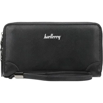 Peněženka Pánská dvojitá kožená peněženka M498 černá