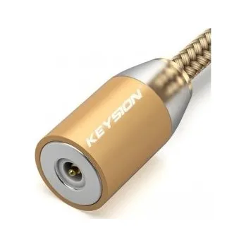 Datový kabel Magnetický USB nabíjecí kabel K437 zlatá 1 m