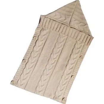 Fusak Dětský pletený fusak E450 béžova