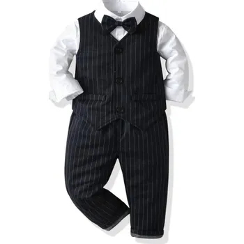 Chlapecká vesta, košile a kalhoty B1367 12-24 měsíců C