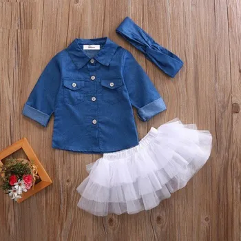 Dívčí košile a sukně L1551 6-12 měsíců