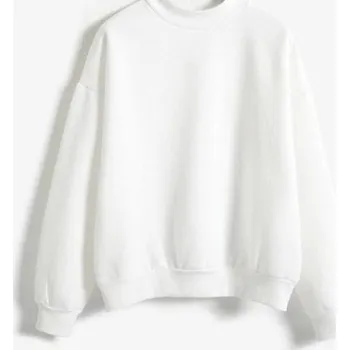 Dámská mikina Jednobarevná dámská mikina bílá XL
