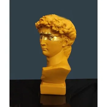 Váza Váza socha tmavě žlutá