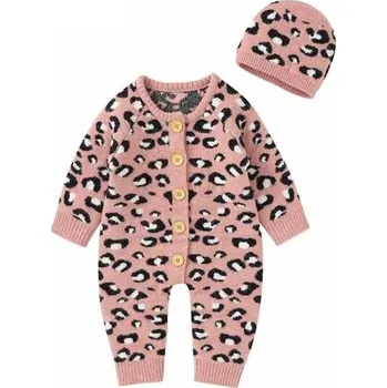 Kojenecký overall Kojenecký overal s čepicí T2705 růžová 12-18 měsíců