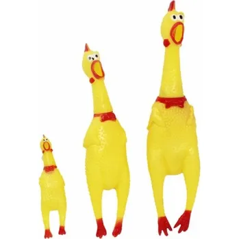 Hračka pro psa Pískací gumové kuře pro psy 30 cm