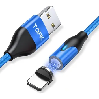 Datový kabel Magnetický datový USB kabel K509 modrá 3