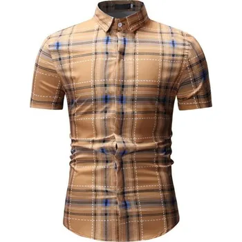 Pánská košile Pánská košile s krátkým rukávem F697 M 2