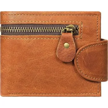 Peněženka Pánská kožená peněženka malá M558 hnědá