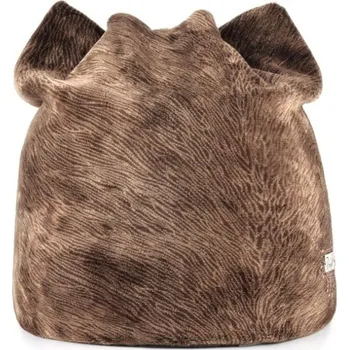 Pokrývka hlavy Stylová dámská čepice J3077 hnědá