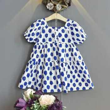 Dívčí šaty Dívčí šaty N332 modrá 7