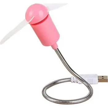 Domácí ventilátor USB ventilátor A2993 růžová