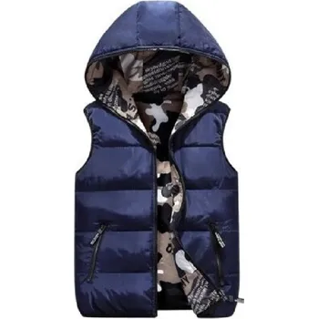 Pánská vesta Pánská prošívaná vesta S39 tmavě modrá XL