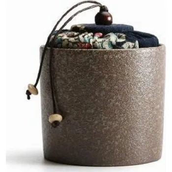 Dóza na potraviny Ozdobná dóza na čaj hnědá