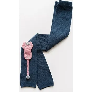 Dívčí legíny Dívčí pletené legíny T2471 tmavě modrá 3-5 let